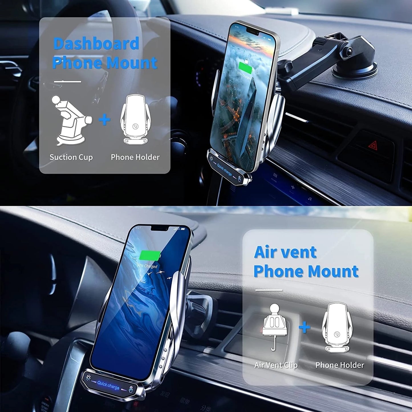 SnapMag Premium Wireless Car Charger