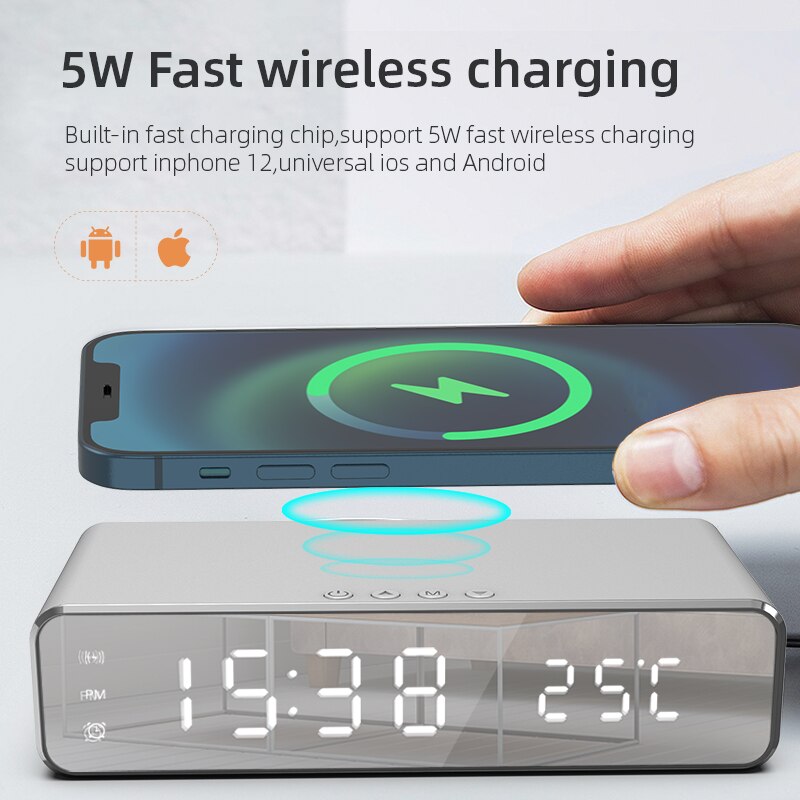 SnapMag Wireless Charging Clock