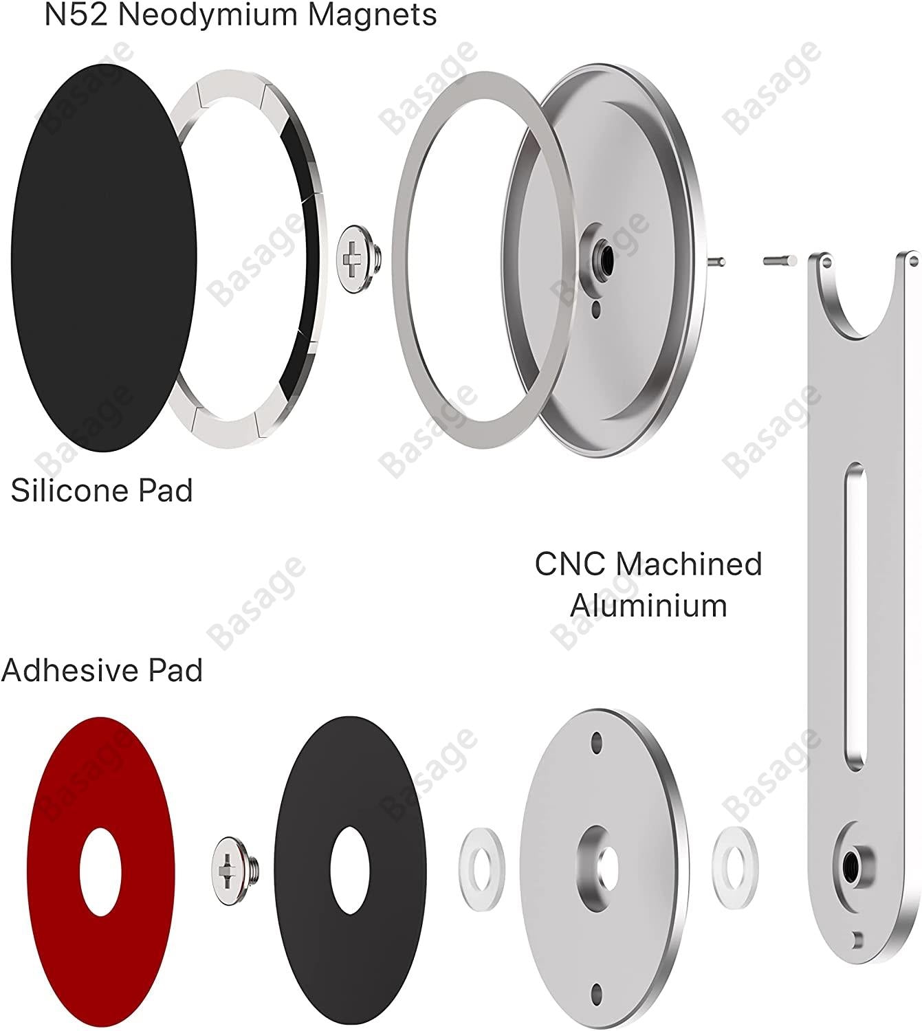 SnapMag Swivel Laptop Mount